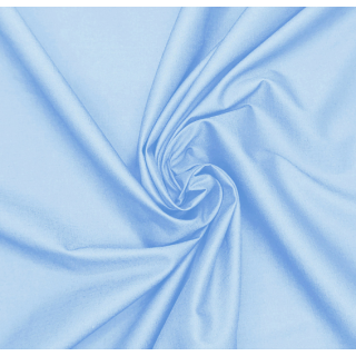 Tecido Tricoline Silky Lisa cor - 3770 (Azul Claro)